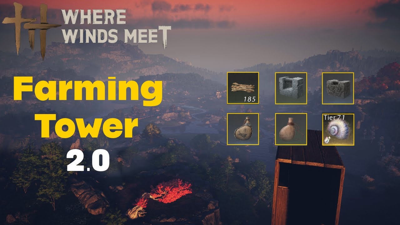 Farming Tower 2.0 - Beef Tendon & Upgrade Materials 