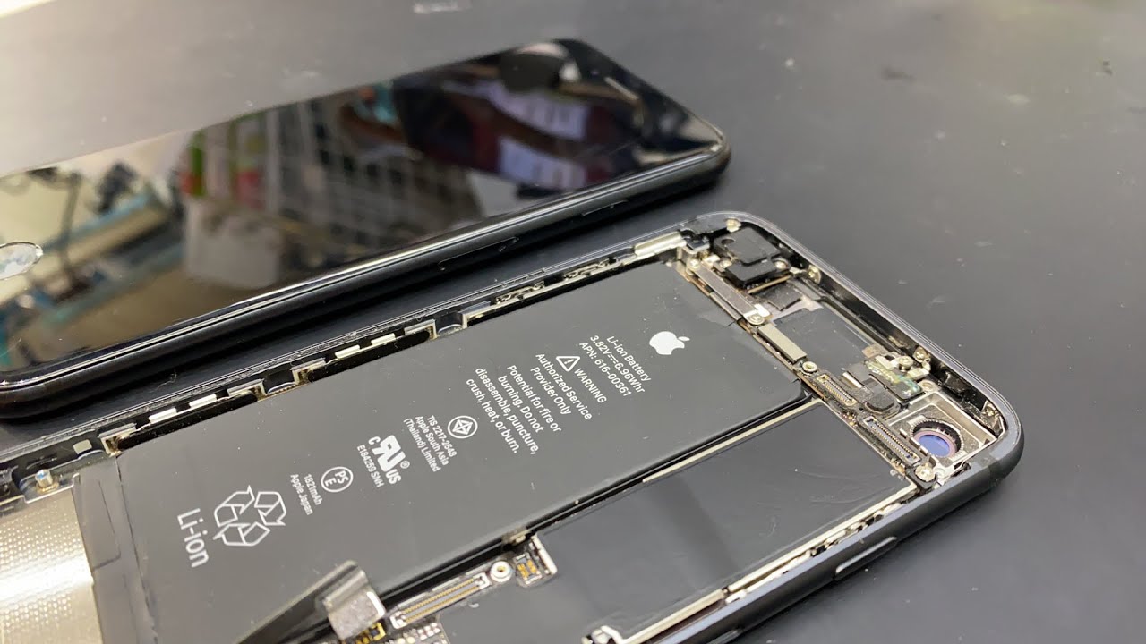 iPhone SE2 電源スリープボタン陥没交換修理 - YouTube