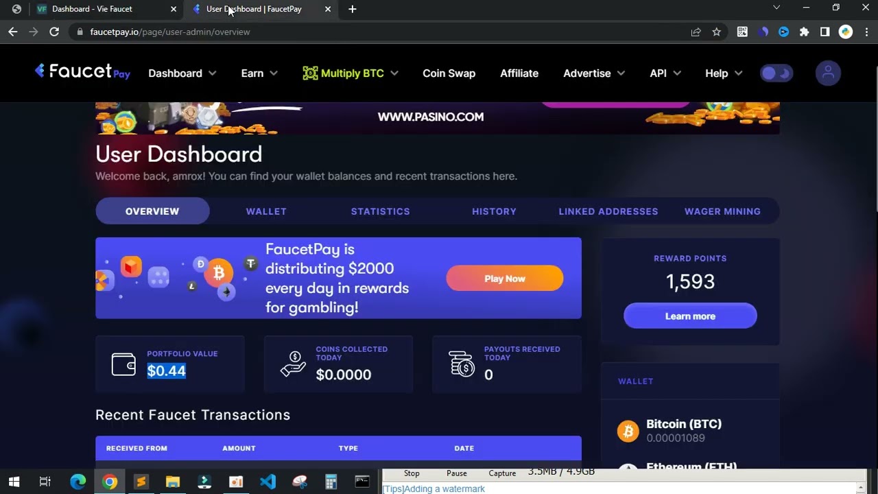 viefaucet Payment proof