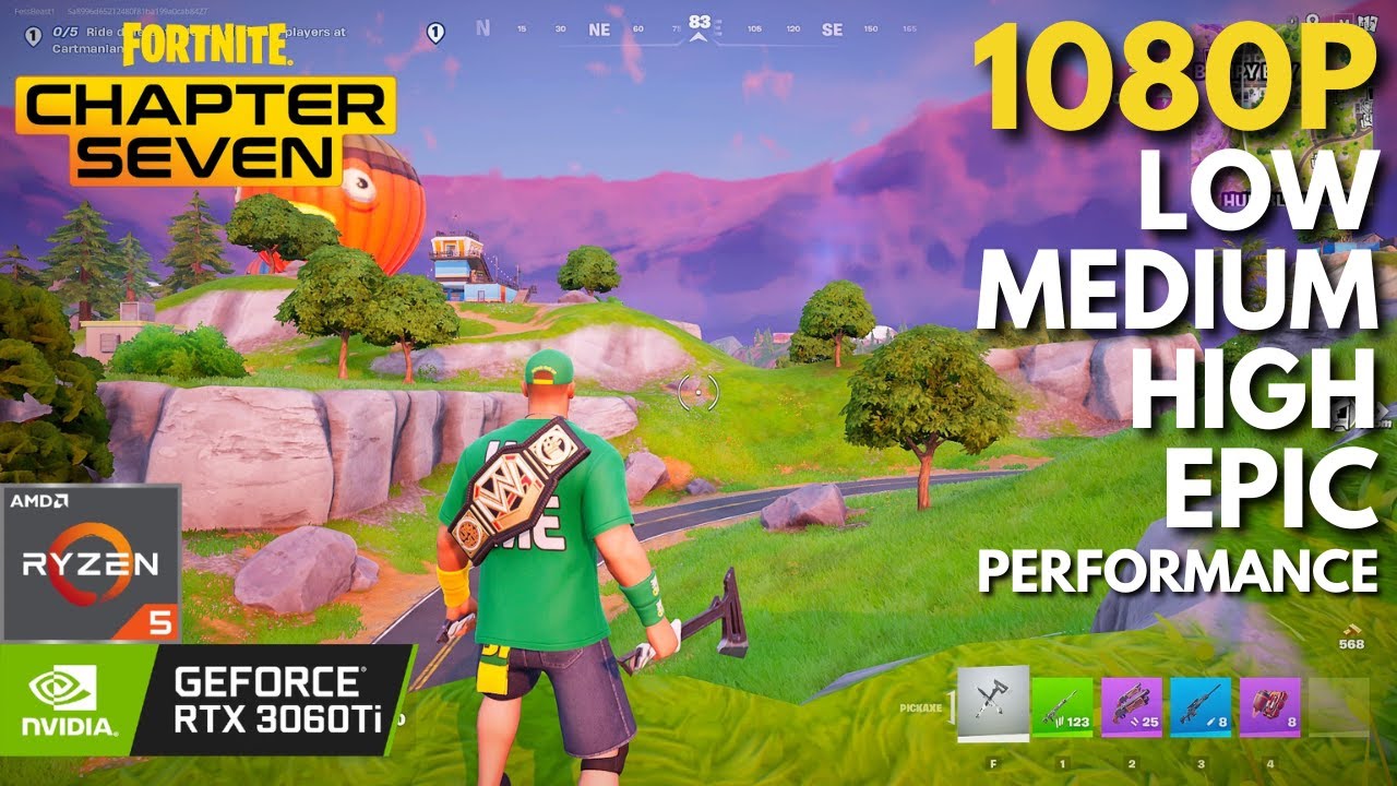 Fortnite: Chapter 7 - RTX 3060 Ti + Ryzen 5 5600 | All Settings Tested