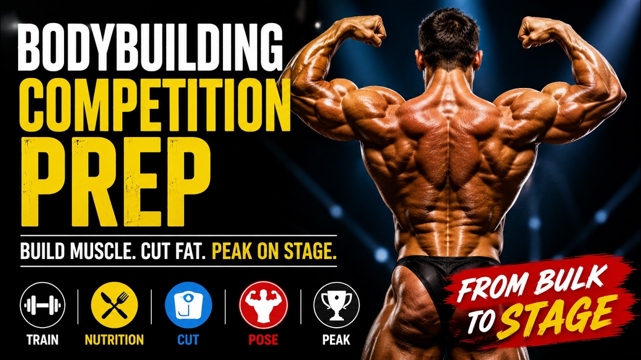 Bodybuilding Competition Prep Explained | Build Muscle, Cut Fat & Peak for Stage Day