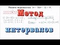 Метод интервалов #1