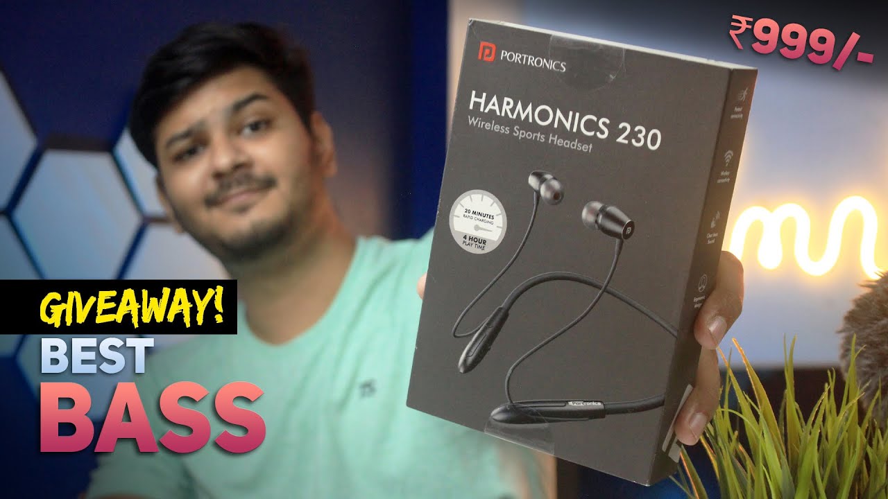 These have best bass under 1000 Portronics Harmonic 230 Bluetooth
