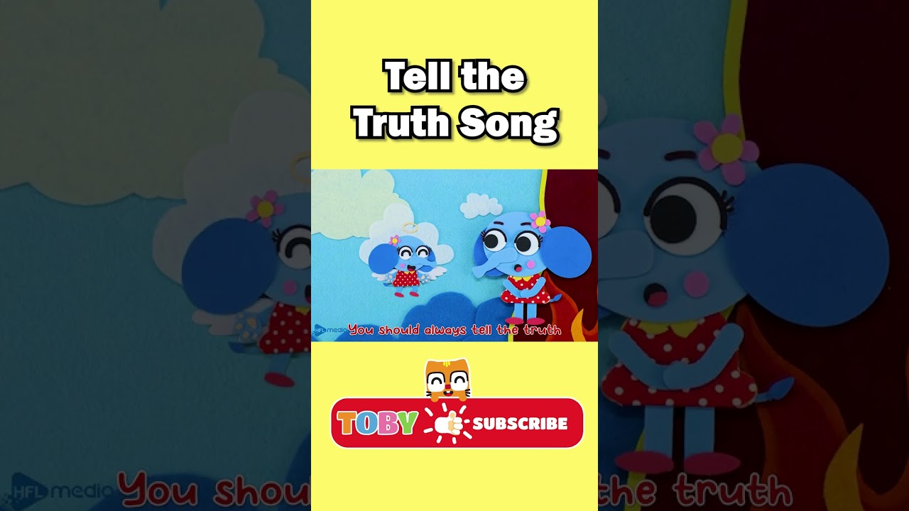 Tell The Truth Song | Animal Songs For Kids | Toby And Friends #shorts ...