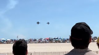 Blue Angels! performing the opposing knife edge pass!