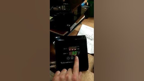 Heat press problem video 1