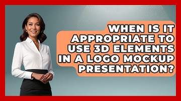 When Is It Appropriate To Use 3D Elements In A Logo Mockup Presentation? - Graphic Design Nerd