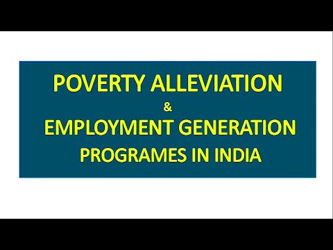 POVERTY ALLEVIATION AND EMPLOYMENT GENERATION PROGRAMS IN INDIA || OPSC ...