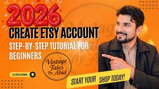 How to Create an Etsy Account Step by Step | Complete Beginner Guide 2026