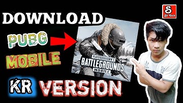 How to Download Or Install Pubg Mobile Korean (KR) version on Android|Install Pubg KR version
