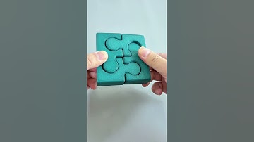 Can you separate the four pieces of an infinite loop?#Puzzles #IQ #iqtest