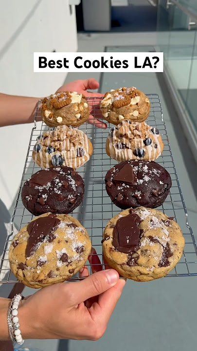 Trying what people say are the best new cookies in LA PT. 1 📍baked so cal #cookies #food