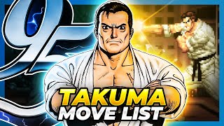 TAKUMA SAKAZAKI MOVE LIST - The King of Fighters '95 (KOF95) screenshot 3