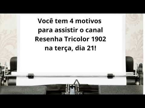 TERÇA VOCÊ TEM APENAS 4 MOTIVOS PARA ESTAR AQUI CONOSCO ÀS 20:30.