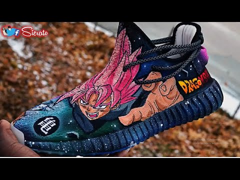 dragon ball z yeezy custom