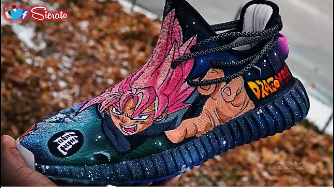 dragon ball z super yeezy v2