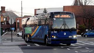 MTA Bus: 2020-2022 Prevost X3-45 #1424 on the BxM8 (in the Pelham Gardens via the BxM10??)