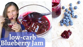 How I Make LowCarb Blueberry Jam | Without Sugar | Canned