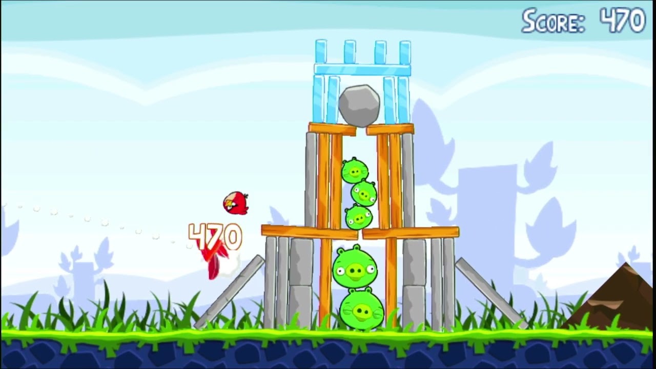 Angry Birds Jogando no PSP