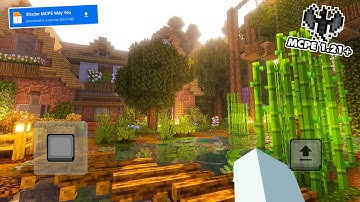 🔥Shader MCPE 1.21+ Bầu Trời Đêm Tuyệt Đẹp Hiệu Ứng Cực Đã Mắt || Shader Minecraft PE