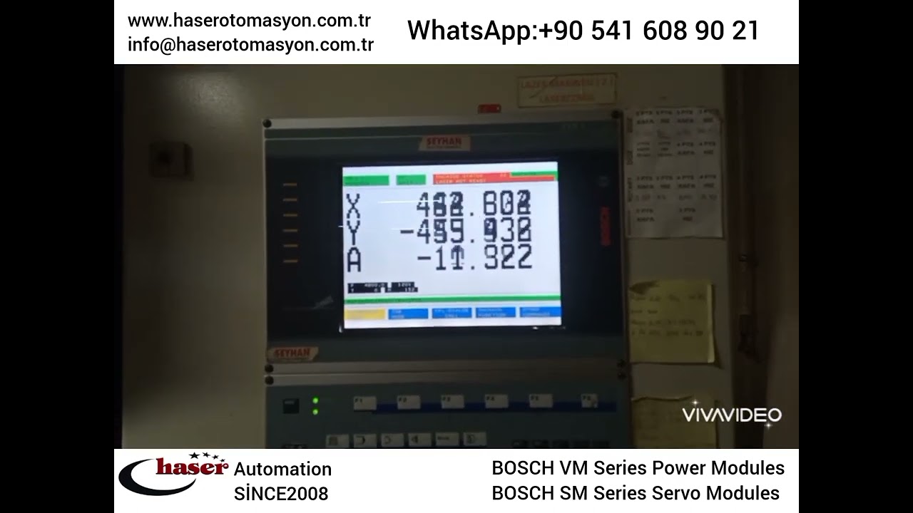 Bosch VM serileri güç, SM serileri servo modülleri bakım onarımları