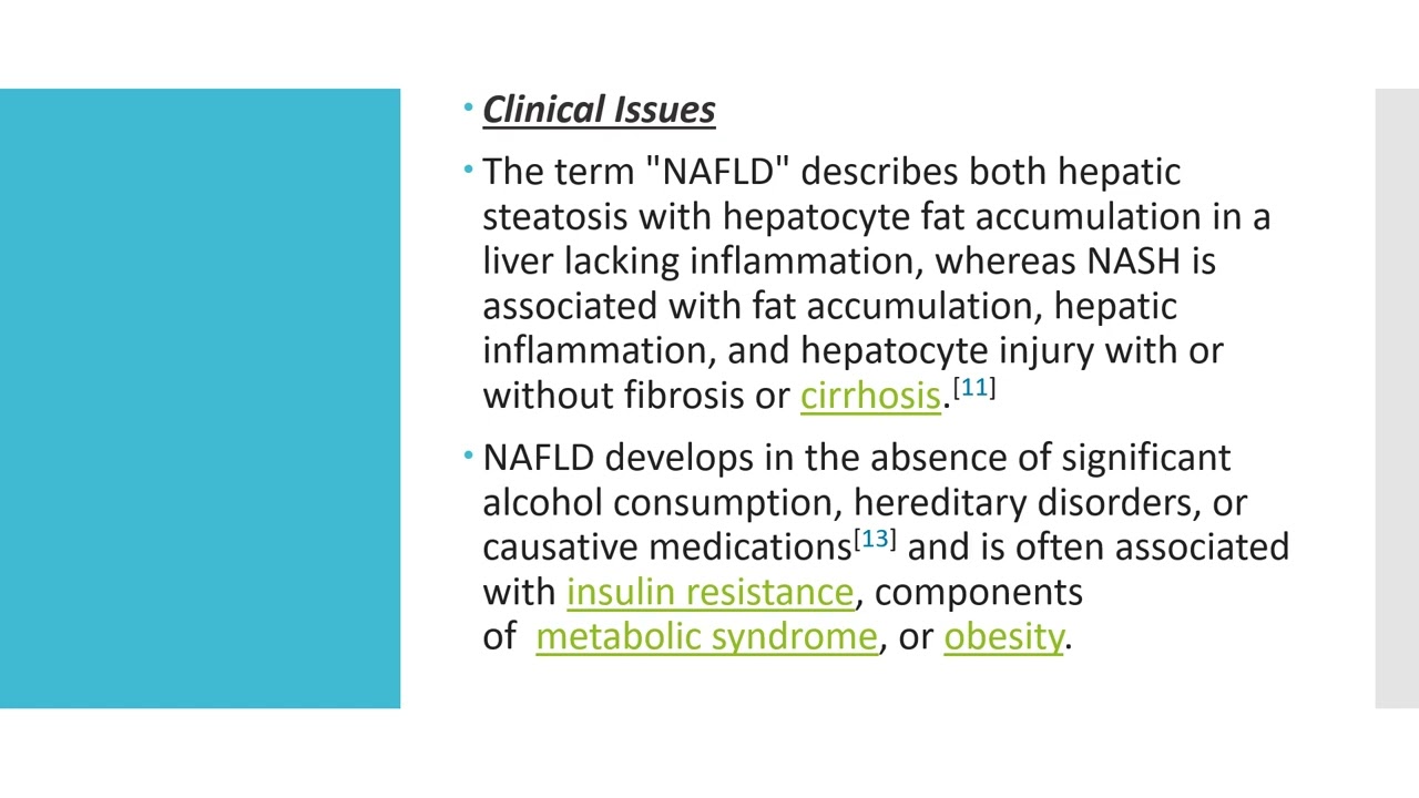 #Nonalcoholic fatty liver (NAFL) and nonalcoholic steatohepatitis (NASH)