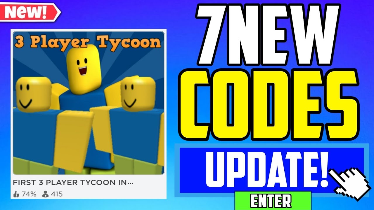 Roblox First 3 Player Tycoon Codes: Choose Your Path to Wealth