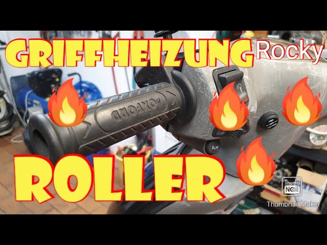 Roller Motorrad GRIFFHEIZUNG Scooter Moped Mofa Griff Heizung