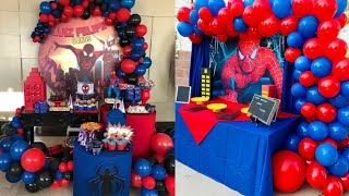 diy spiderman birthday theme decorations | spiderman theme birthday decoration ideas diy spiderman birthday theme decorations | spiderman theme birthday decoration ideas
