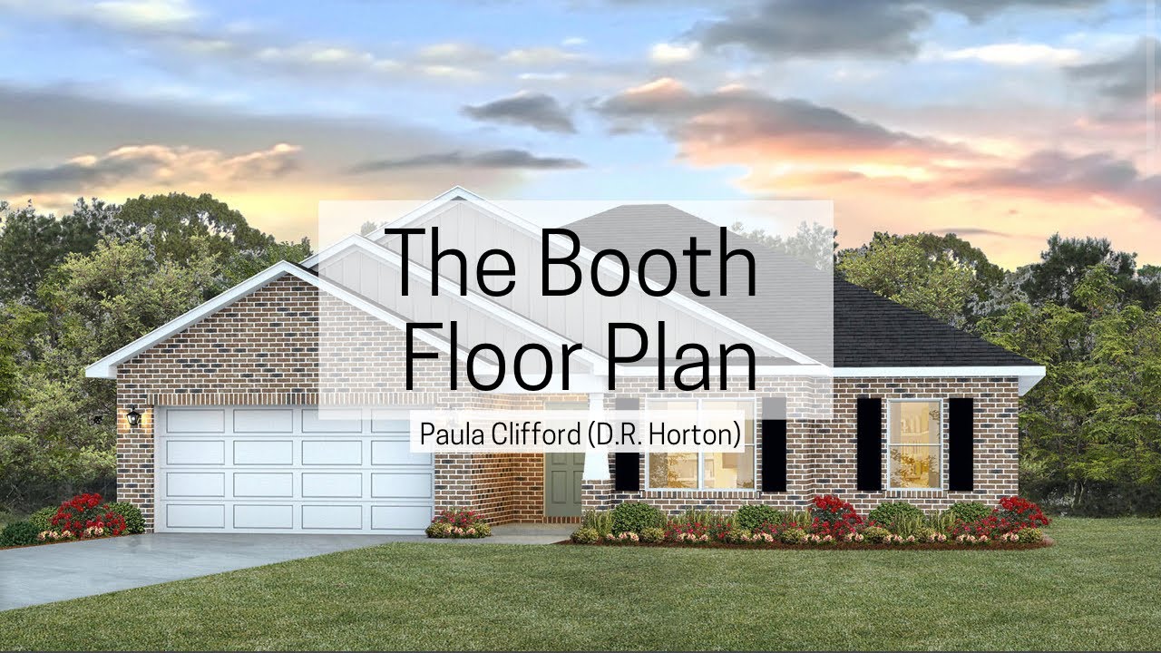 The Booth Floor Plan D.R. Horton YouTube