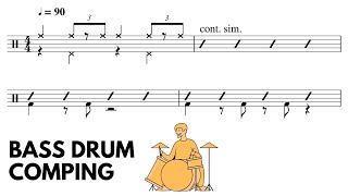 Comping on the Bass Drum | Bebop Jazz Drumming Exercise