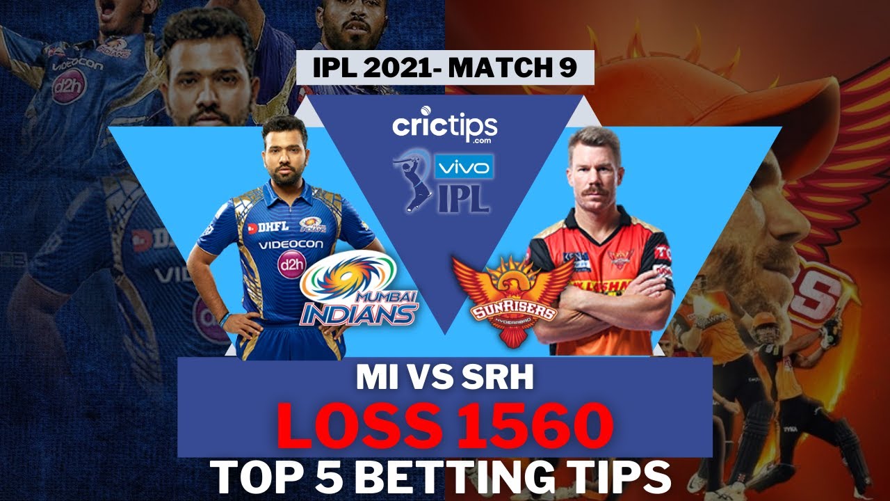MI vs SRH Who Will Win - Match 9 IPL 2021