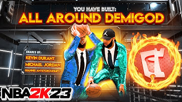 THIS BUILD is BROKEN on NBA 2K23! BUILD CAN DO EVERYTHING! SHOOT, DRIBBLE, DUNK, & PLAY DEFENSE!