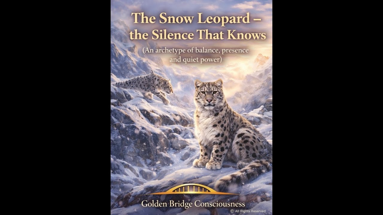 The Snow Leopard – the Silence That Knows(An archetype of balance, presence, and quiet power) 