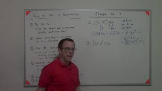 04.05.03 - How to use u-Substitution (Example Set 1)