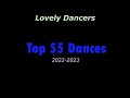 Lovely dancers top 55 dances 20222023
