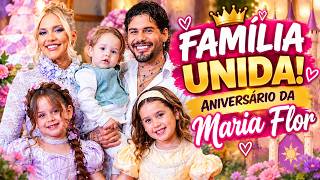 Virginia and Zé Felipe Arrive with their Children at Maria Flor's Luxurious Birthday Party