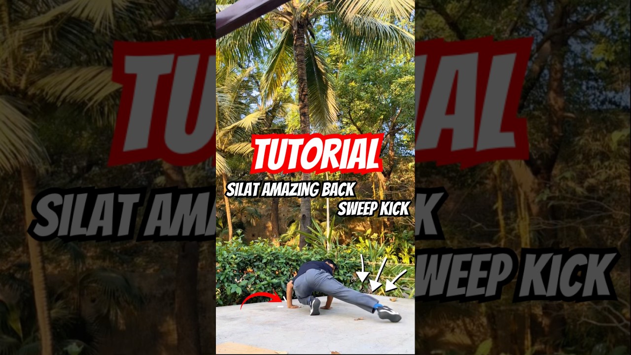 Kungfu, Silat amazing back sweep kick tutorial 🥋💥