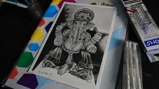 WE MADE OUR LORD GANESH JI SKETCH || FULL SKETCH TUTORIAL FOR BEGINNERS ??