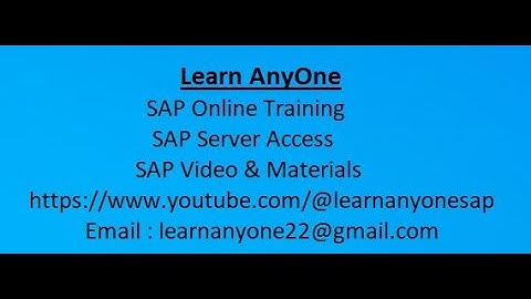 SAP-BI/BW On HANA 7.5 Online Practicals Live Class