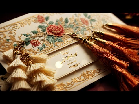 Wedding invitation video template