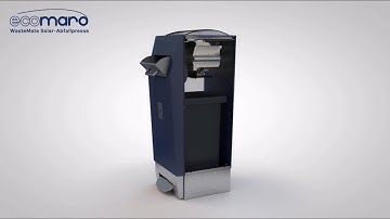 WasteMate Solar Abfallpresse (how it works)