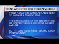 Teens arrested after stolen car crash in Peoria