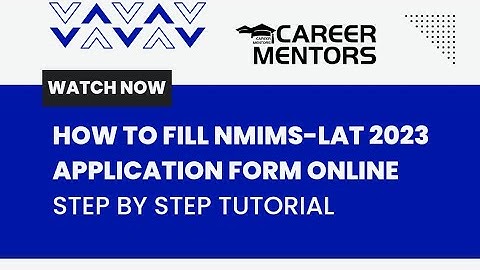 NMIMS-LAT 2023 : Complete Registration & Application Form Filing | Step-By-Step Tutorial