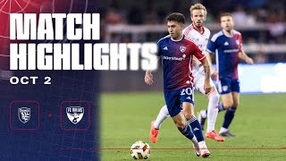 FC Dallas at San Jose Earthquakes Highlights | Oct. 2, 2024