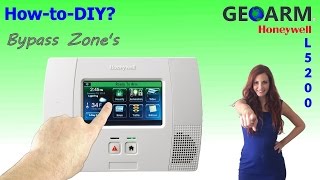 Honeywell L5200 - How to Bypass a Zone?