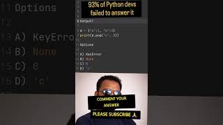 output ? python interview questions  for  freshers #learnwithaky #python #coding #pythonchallenge