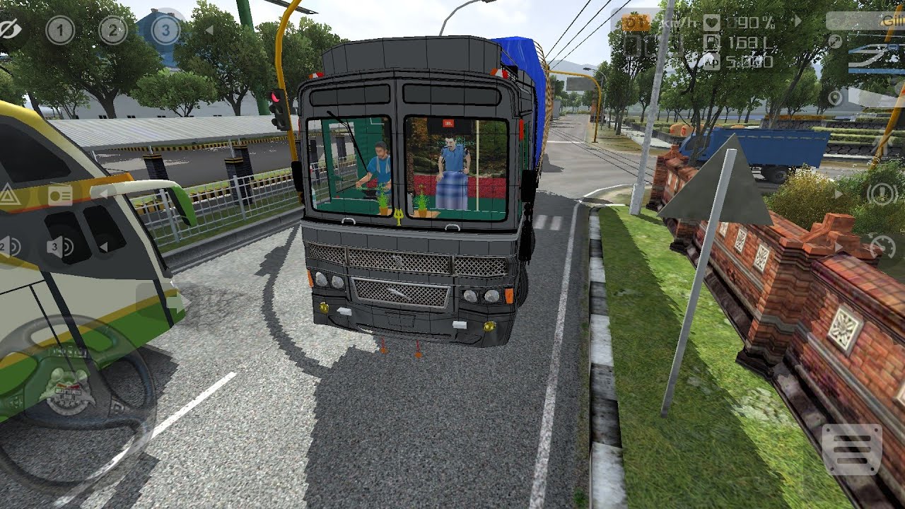 BUS SIMULATOR INDONESIA TRUCK GAMEING VIDEO || DMX GAMING