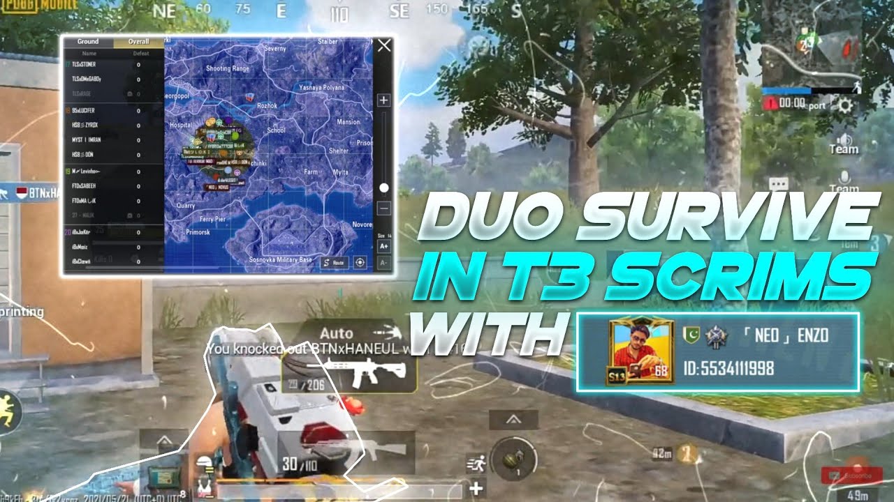 DUO SURVIVE IN T3 SCRIMS | REALME 6 COMPETITIVE | REALME 6 PUBG