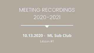 Machine Learning Subclub Lesson #1: Installing Anaconda and Python Basics